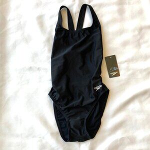 Speedo Pro LT One Piece Performance Swimsuit Women's 6/32 Black NWT